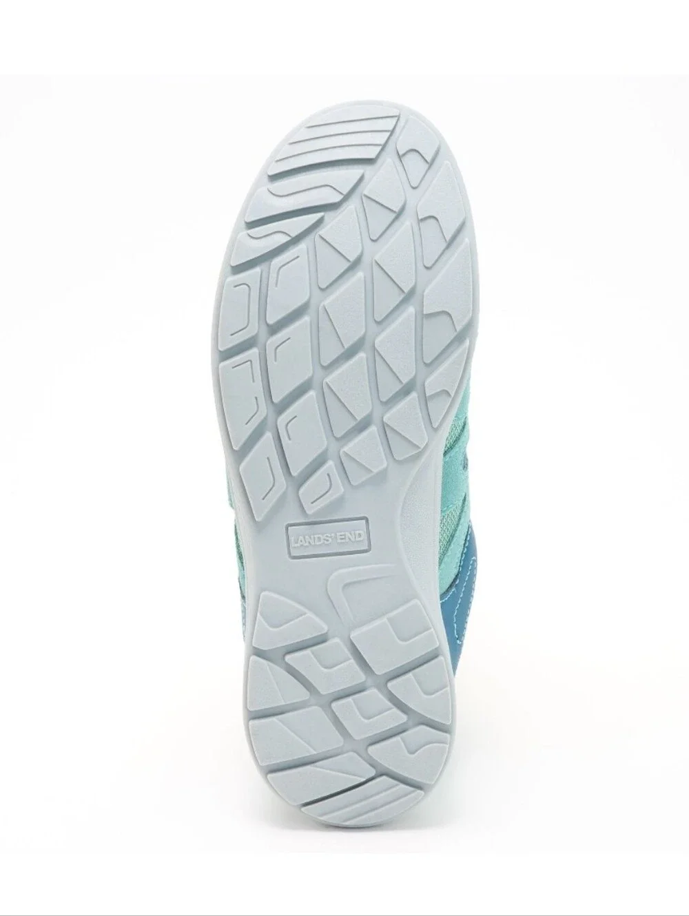 Lands' End Bungee Leather Trail Trekker Sneakers. NWT In Original Packaging.